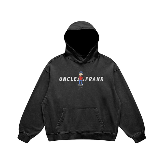 Basic Frank Hoodie white logo