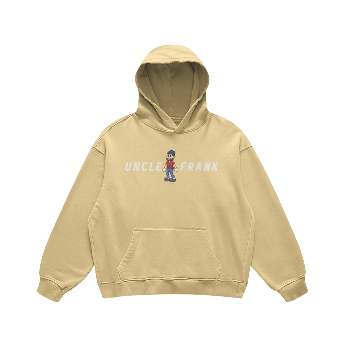 Basic Frank Hoodie white logo