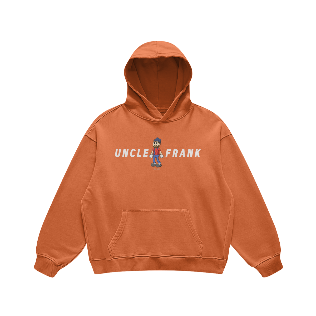 Basic Frank Hoodie white logo