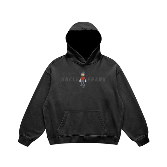 Basic Frank Hoodie Black logo